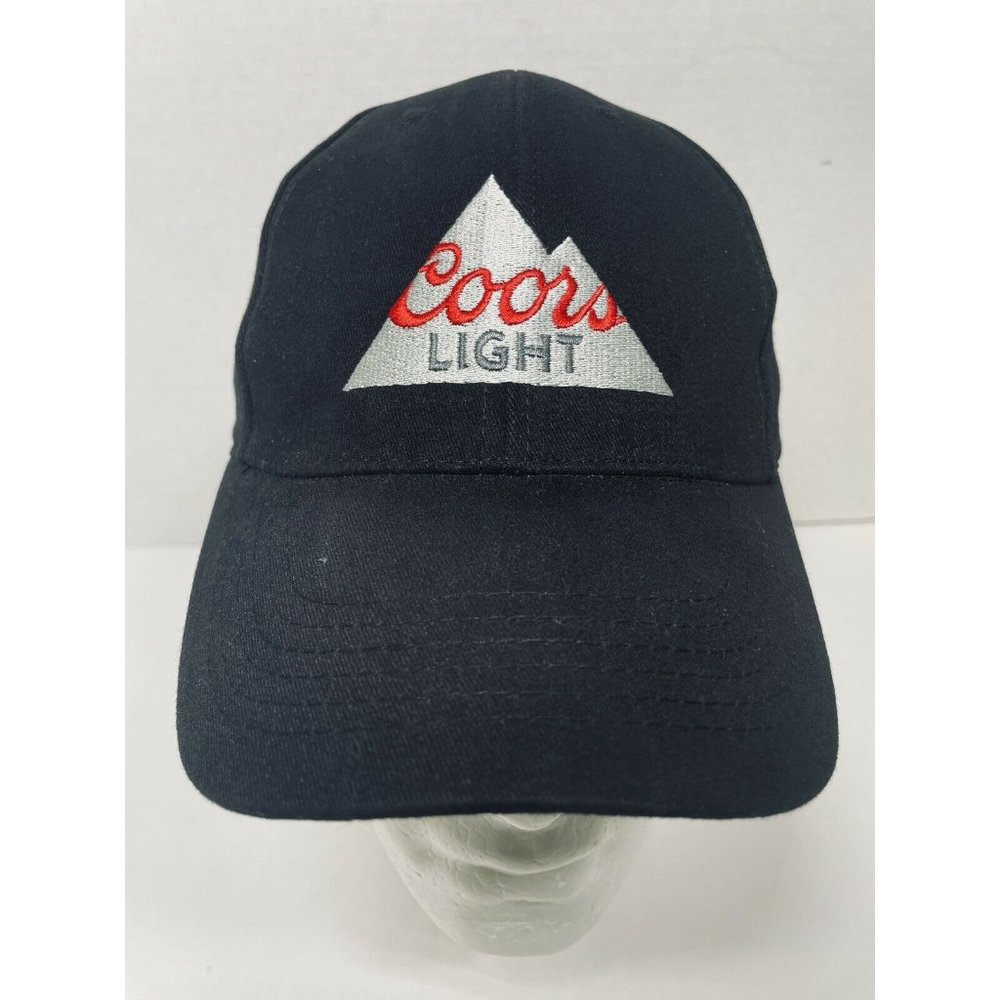 Coors Light Baseball Cap Acme Apparel Adjustable Snapback Black Beer Hat